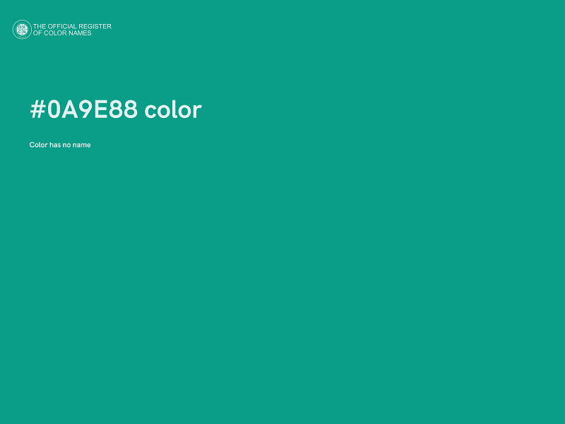 #0A9E88 color image