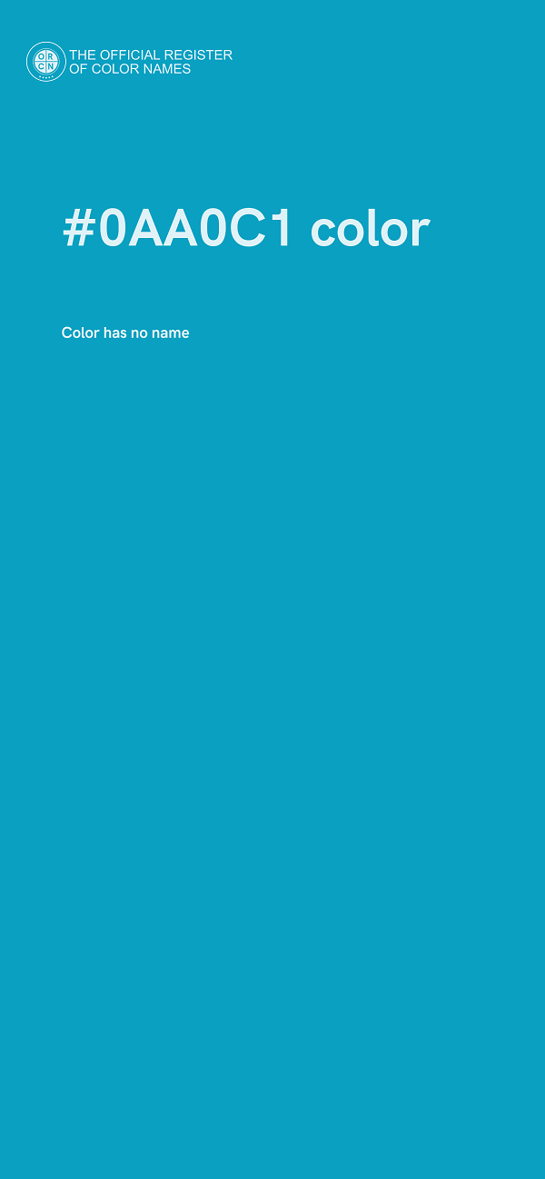 #0AA0C1 color image