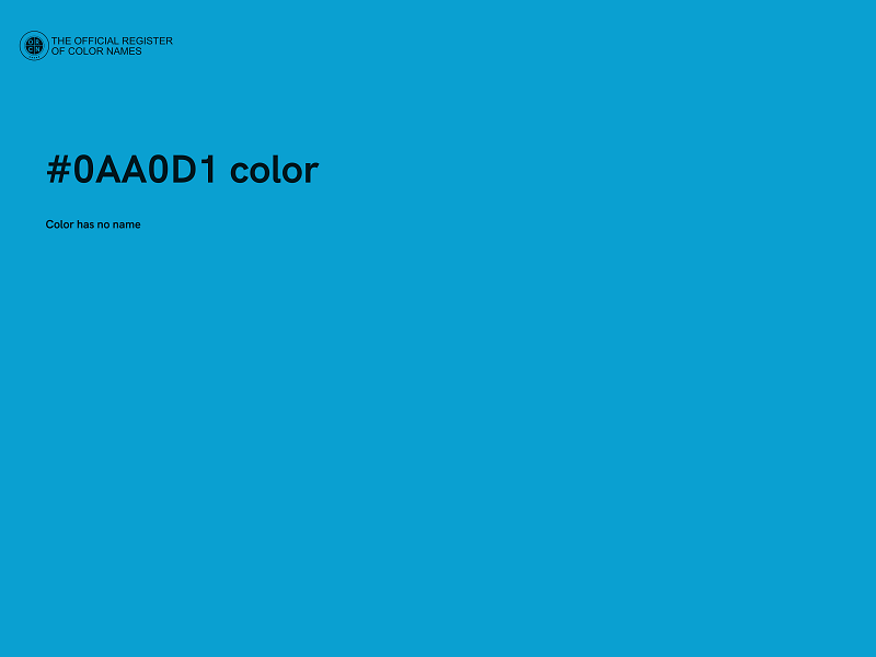 #0AA0D1 color image