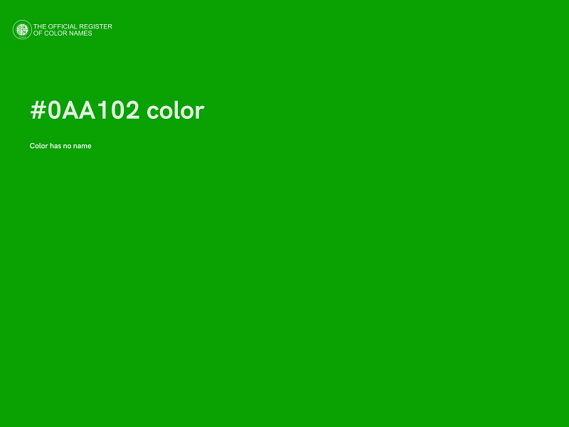 #0AA102 color image