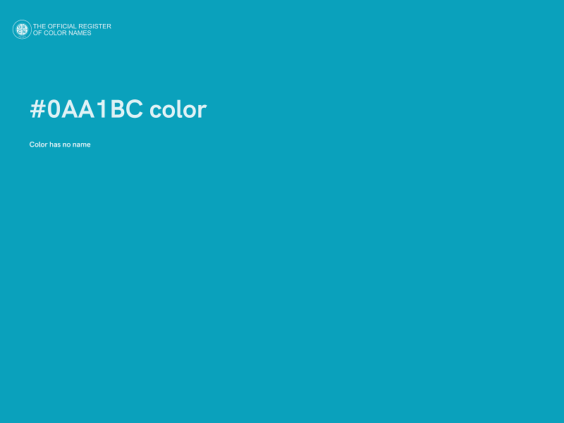 #0AA1BC color image