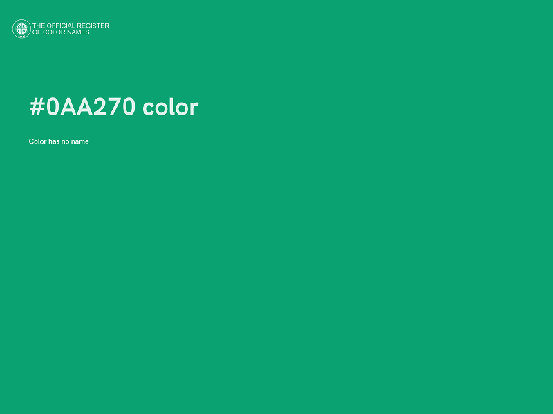 #0AA270 color image