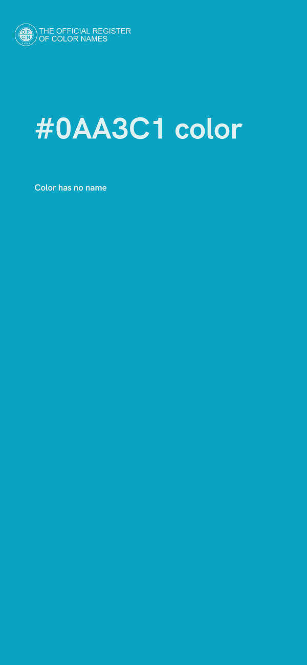 #0AA3C1 color image