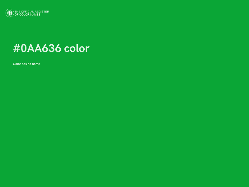 #0AA636 color image