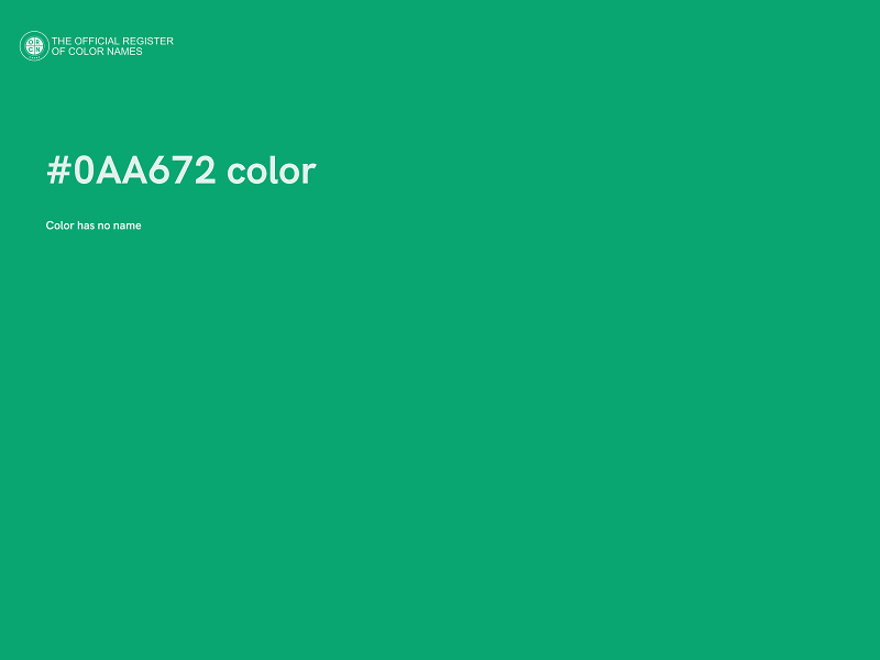 #0AA672 color image