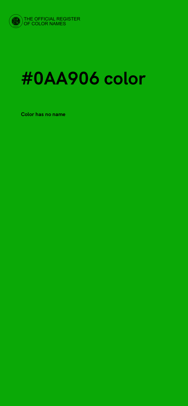 #0AA906 color image