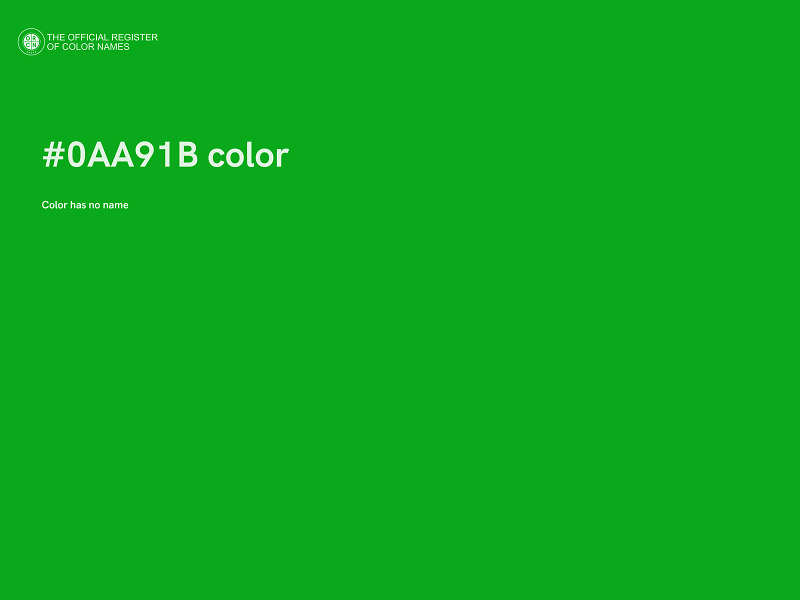 #0AA91B color image