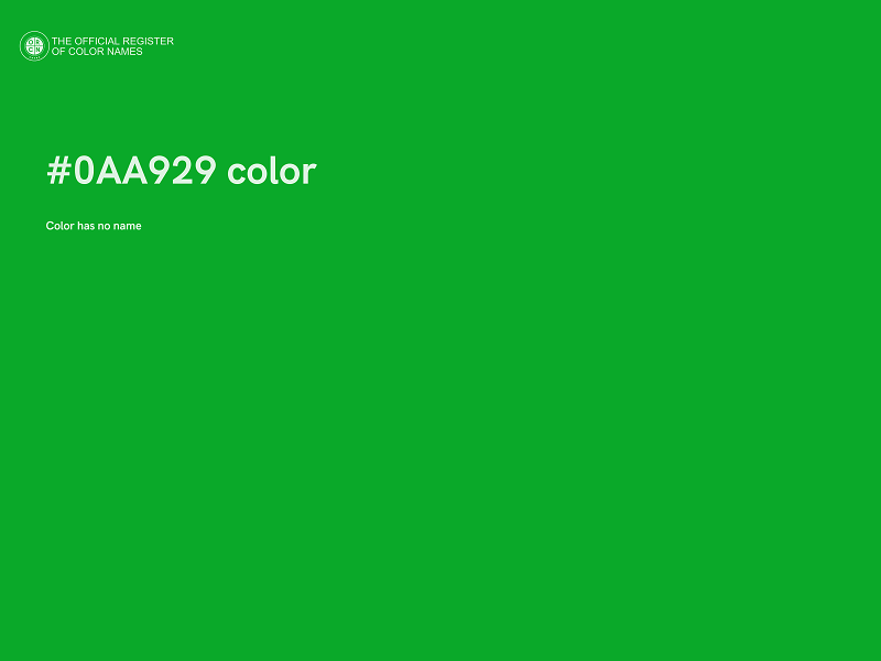 #0AA929 color image