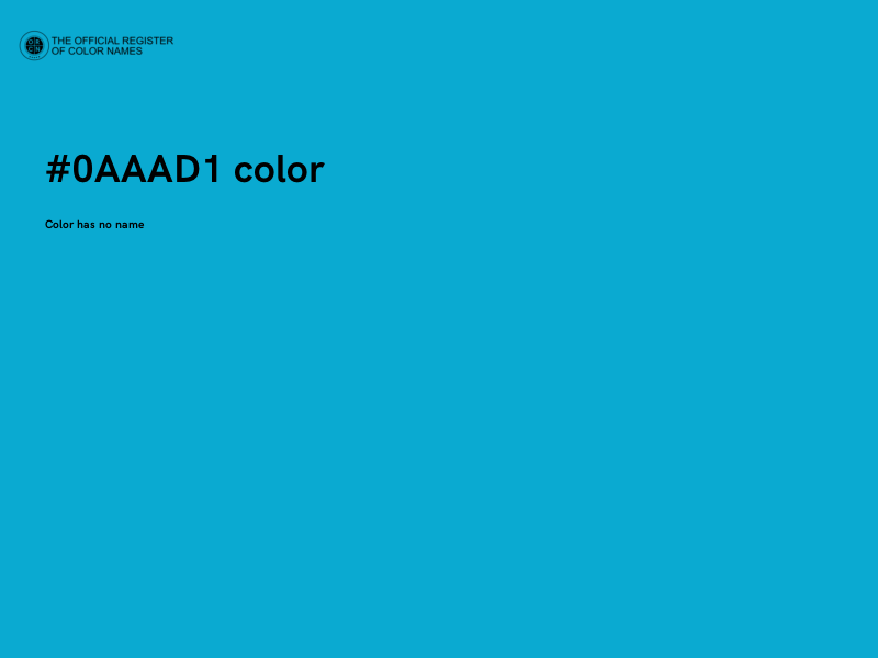 #0AAAD1 color image