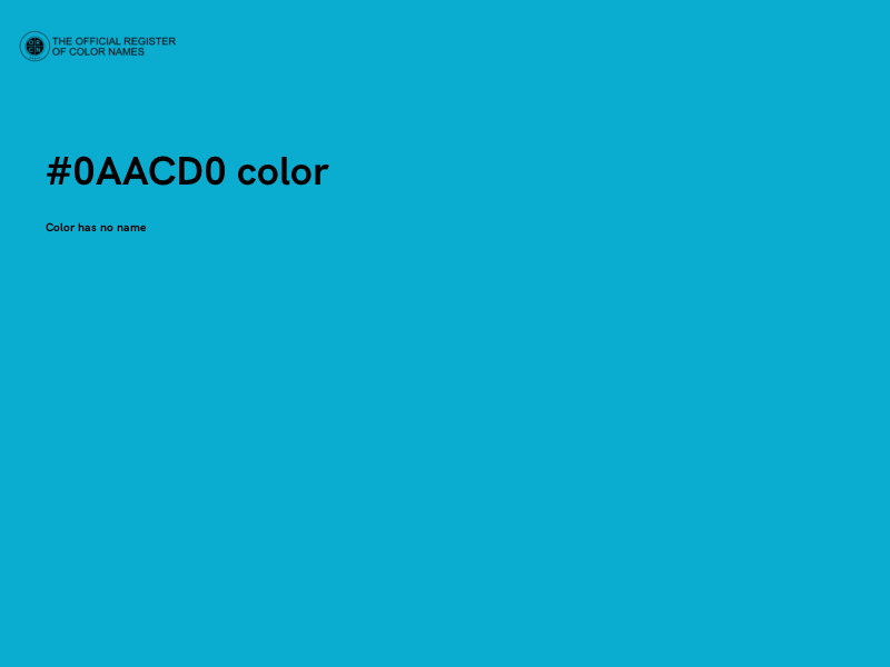 #0AACD0 color image