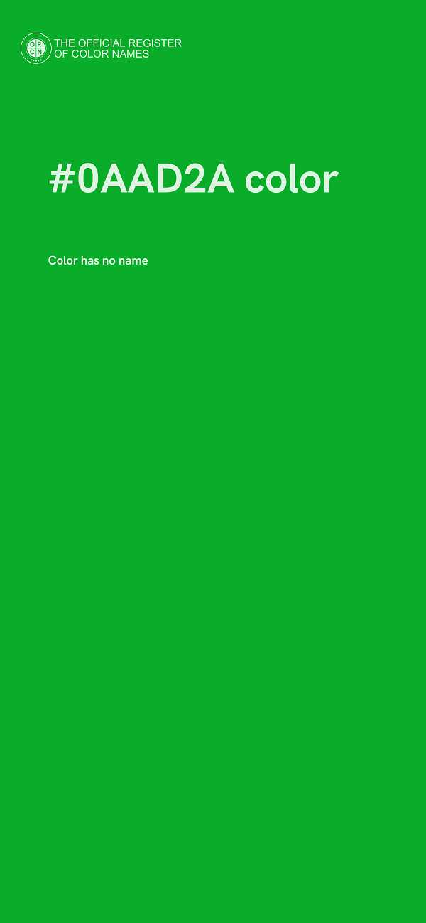 #0AAD2A color image