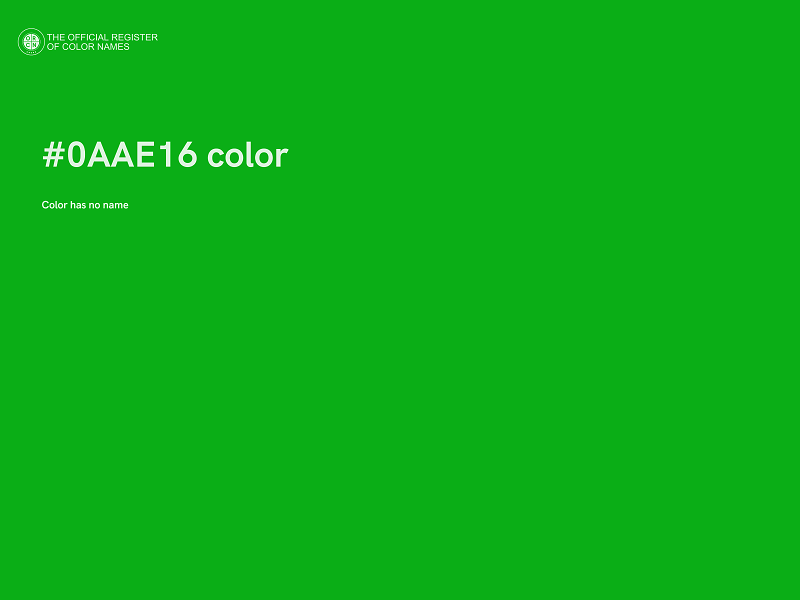 #0AAE16 color image