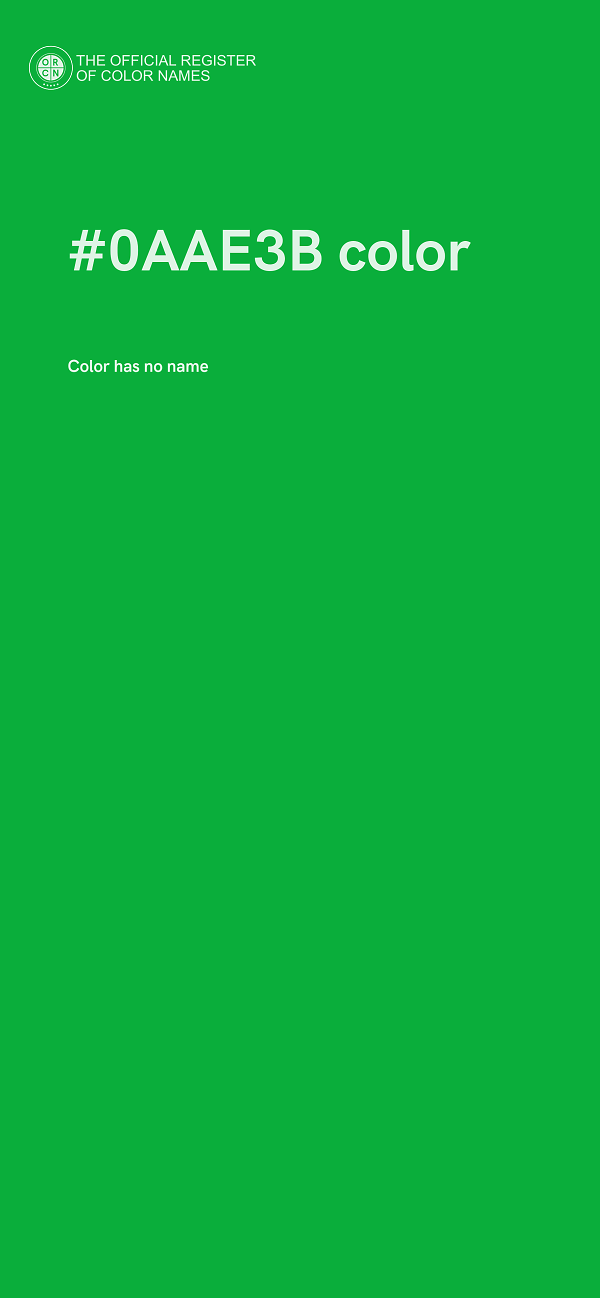 #0AAE3B color image
