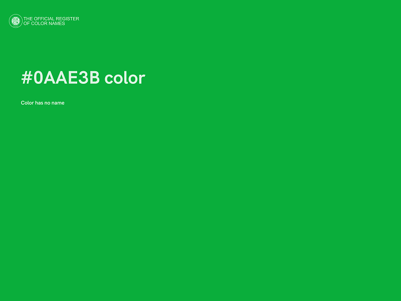#0AAE3B color image