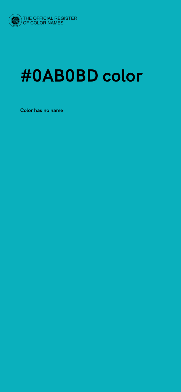 #0AB0BD color image