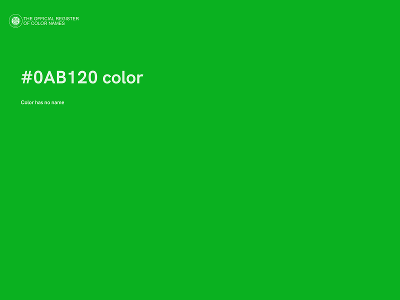 #0AB120 color image