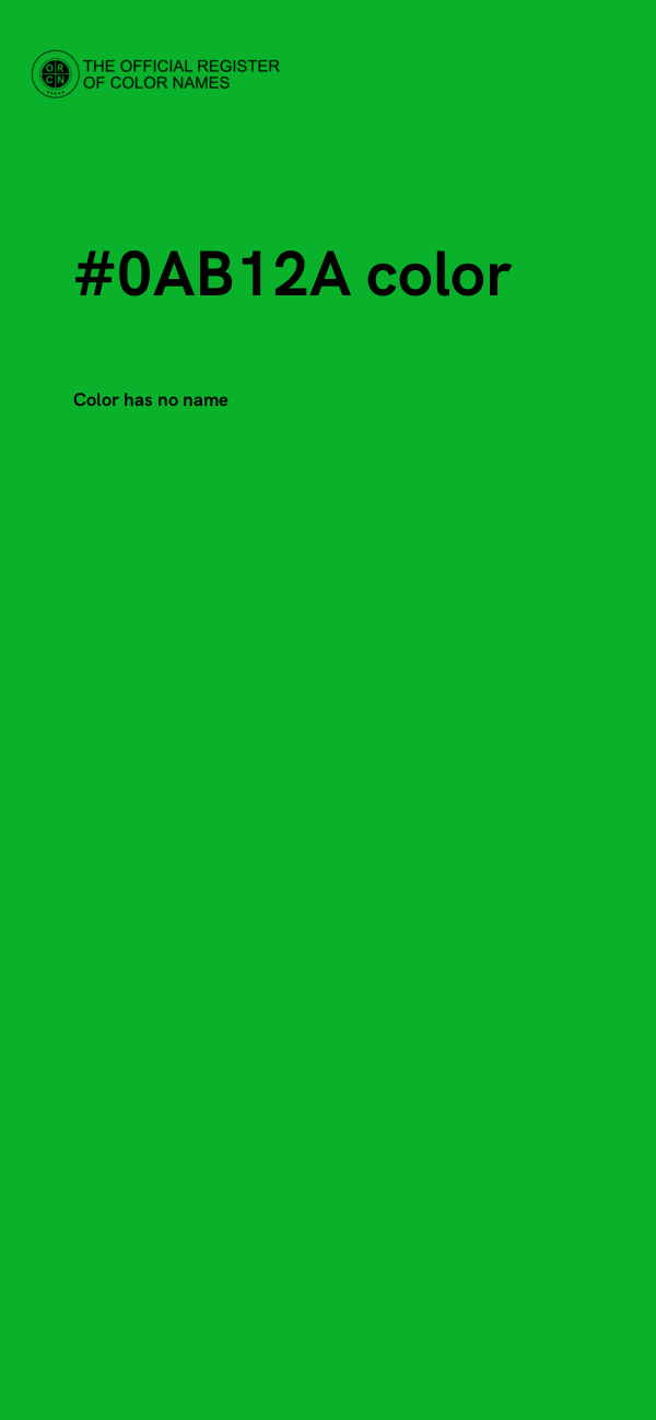 #0AB12A color image