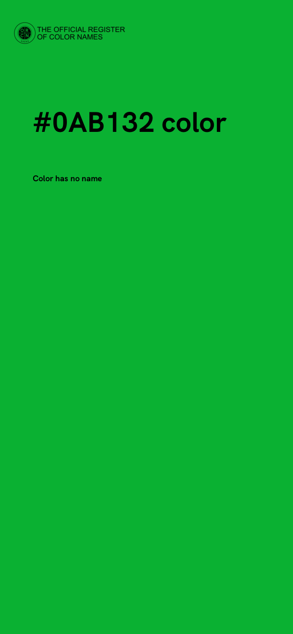 #0AB132 color image