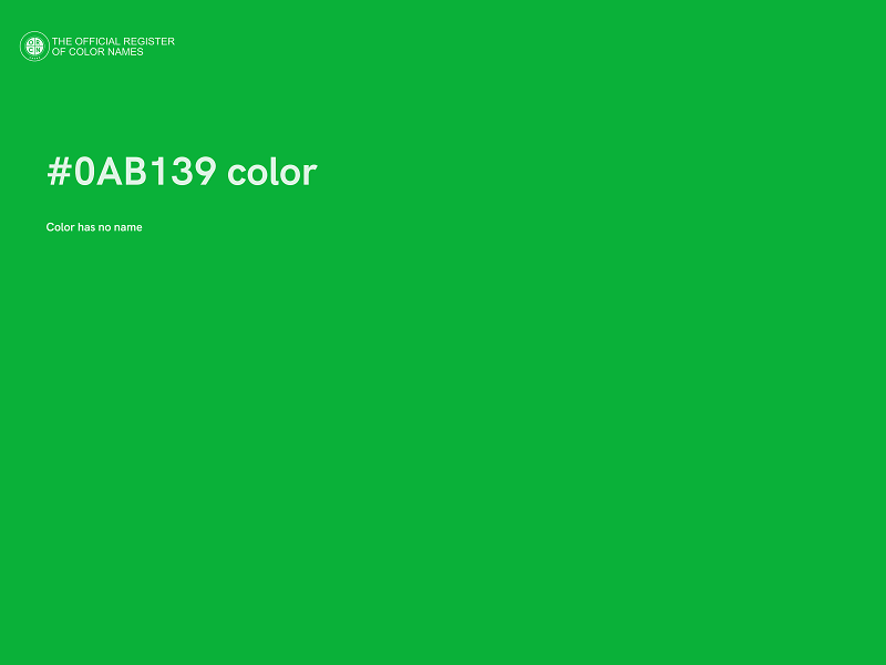 #0AB139 color image