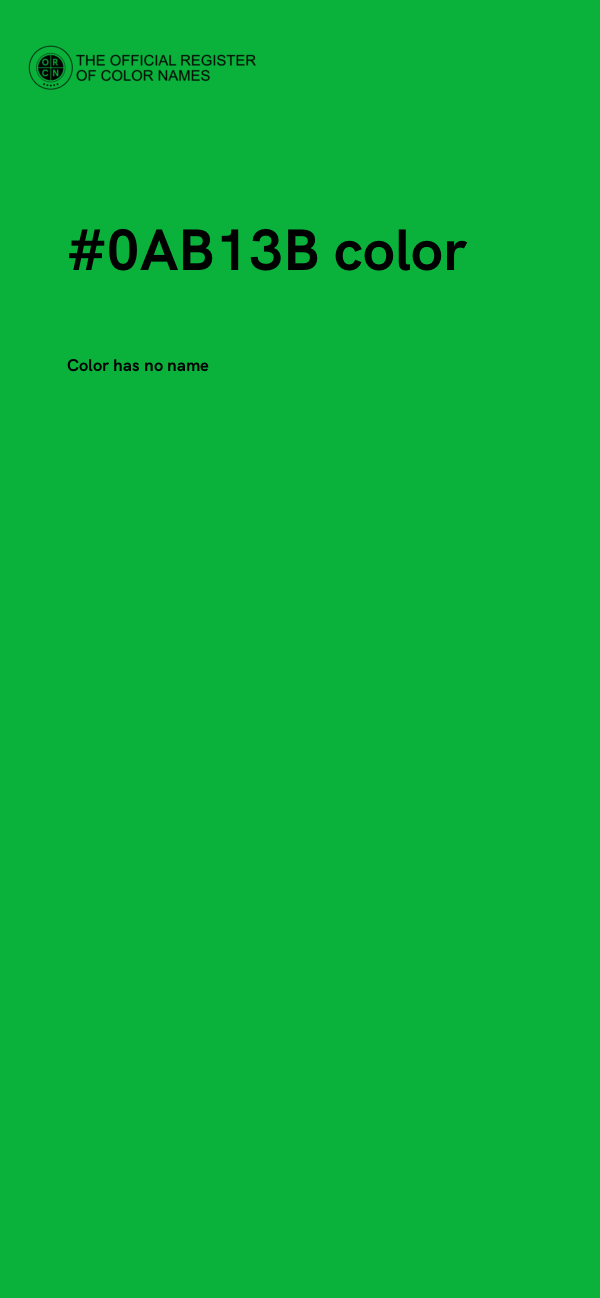 #0AB13B color image