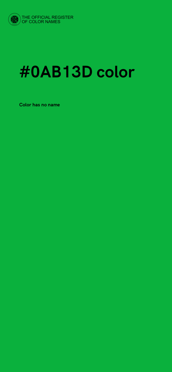 #0AB13D color image