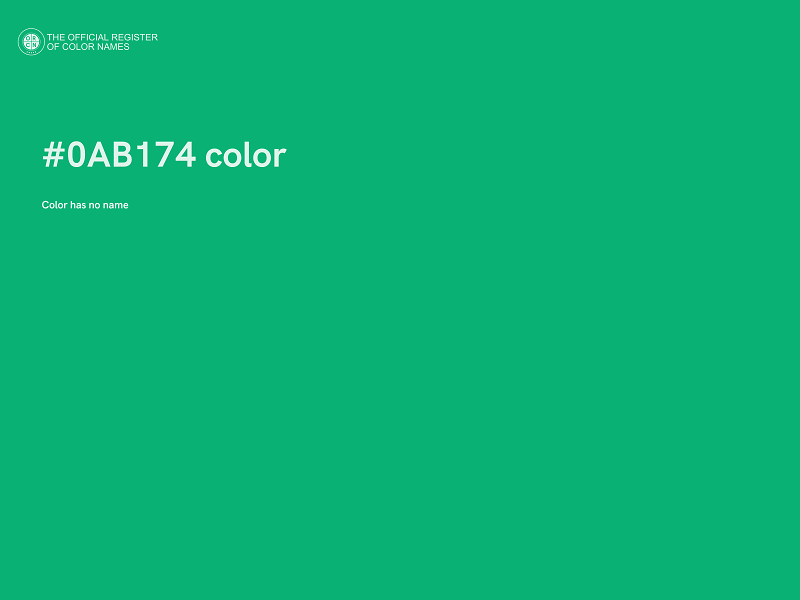 #0AB174 color image
