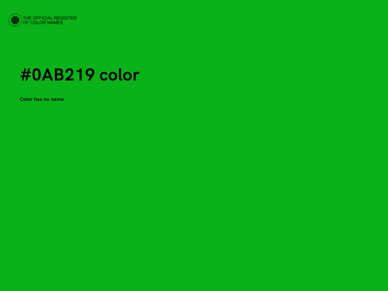 #0AB219 color image