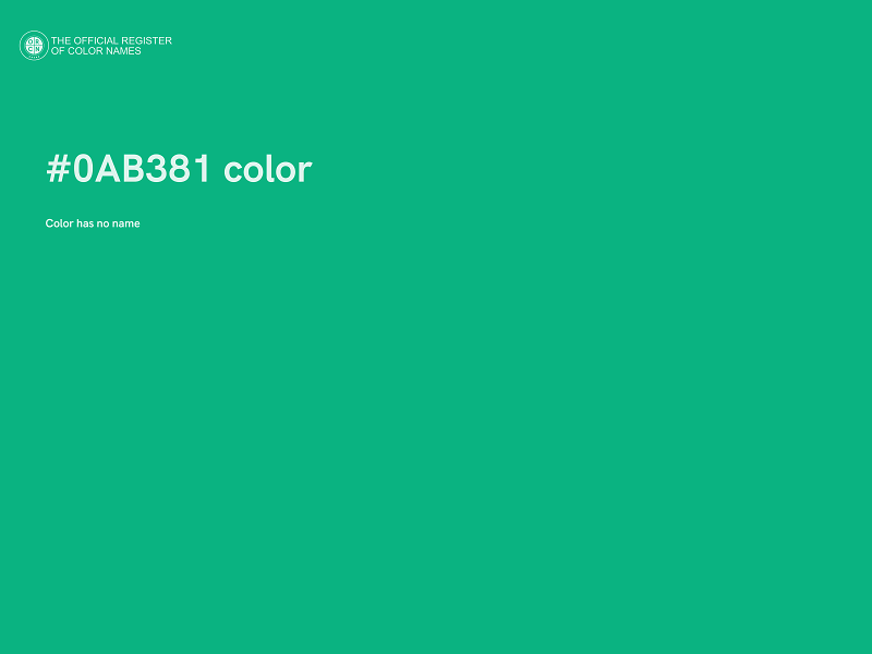 #0AB381 color image