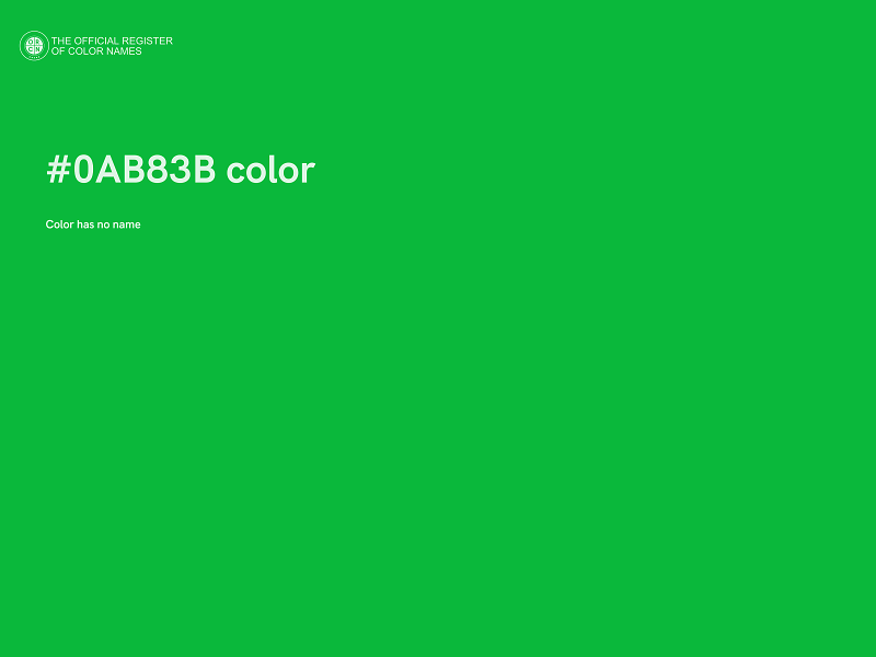 #0AB83B color image