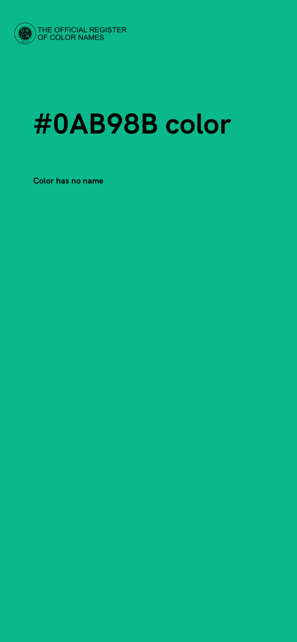#0AB98B color image