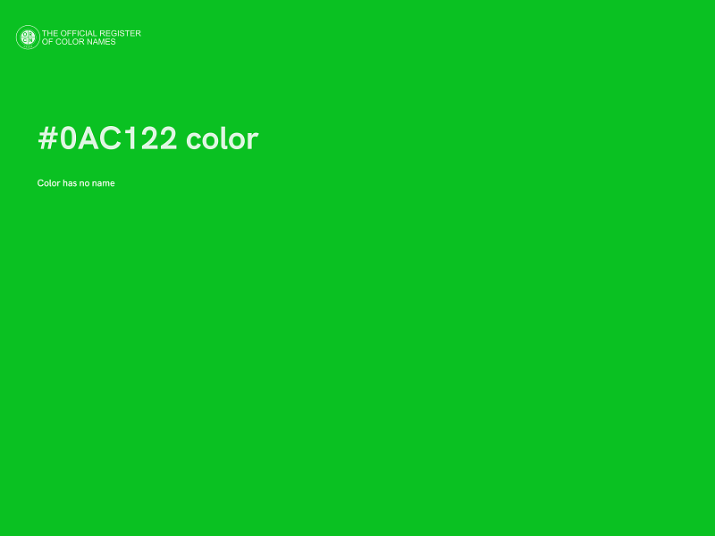#0AC122 color image