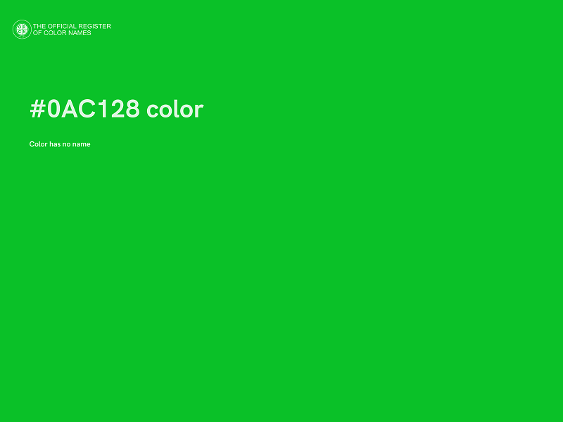 #0AC128 color image