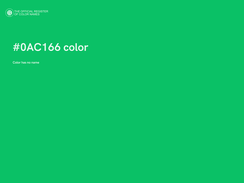 #0AC166 color image