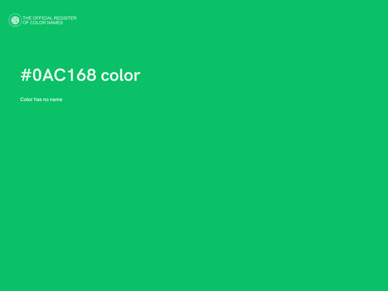 #0AC168 color image