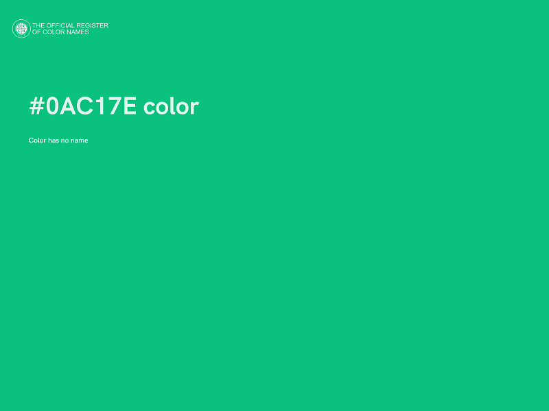 #0AC17E color image