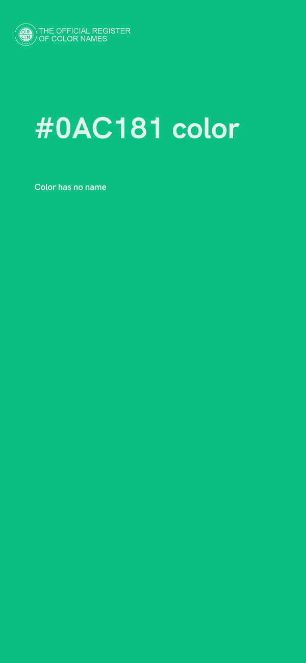 #0AC181 color image