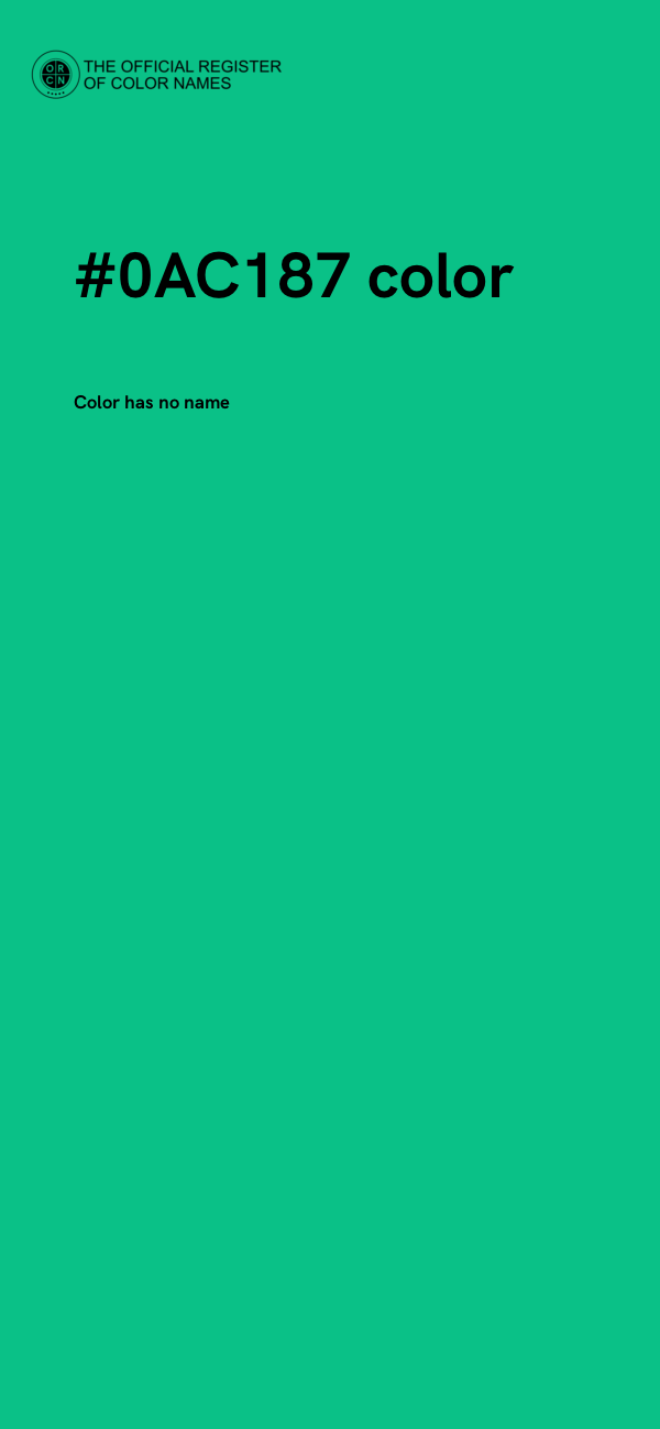 #0AC187 color image
