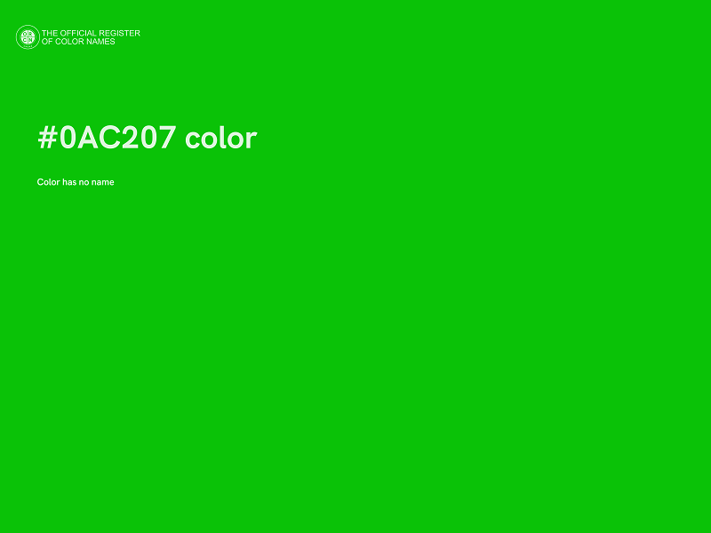 #0AC207 color image