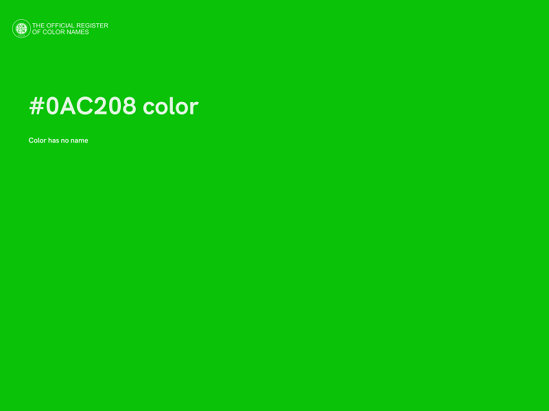 #0AC208 color image