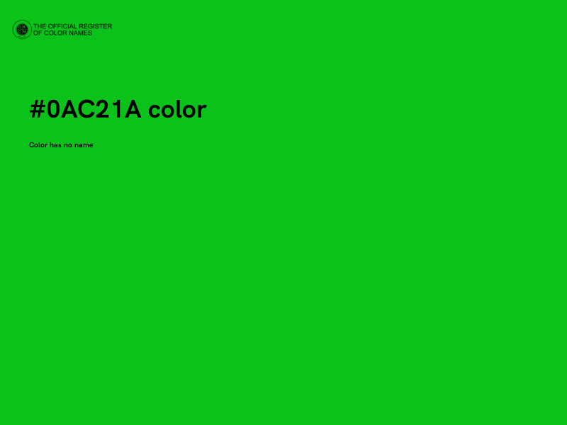 #0AC21A color image