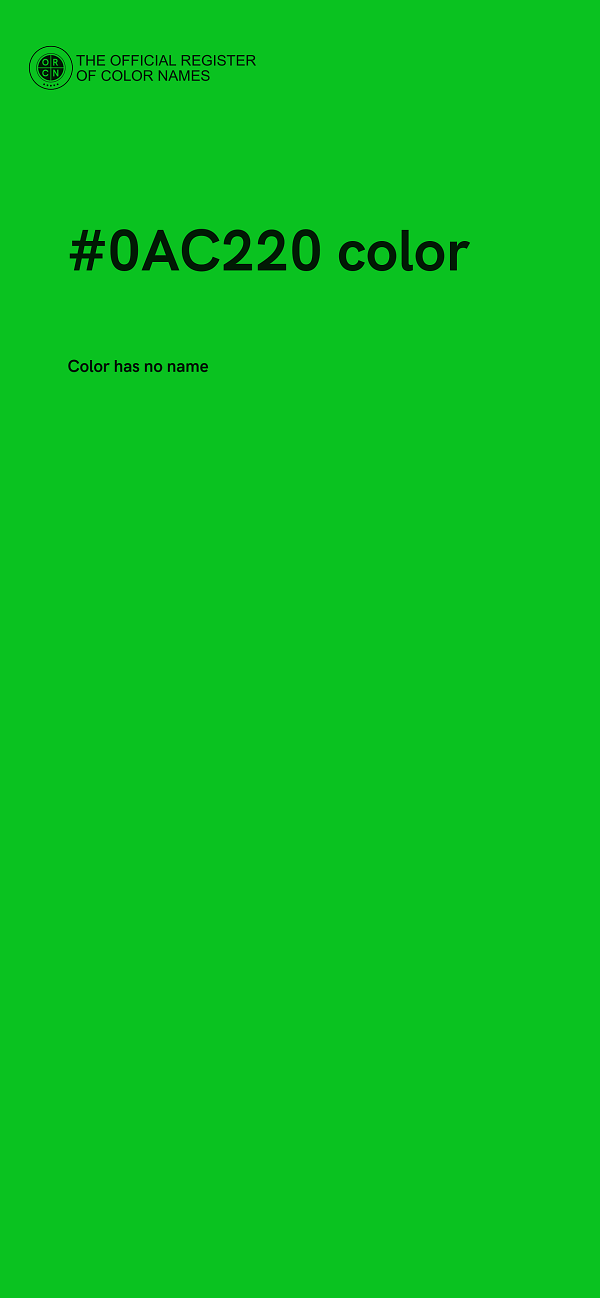 #0AC220 color image