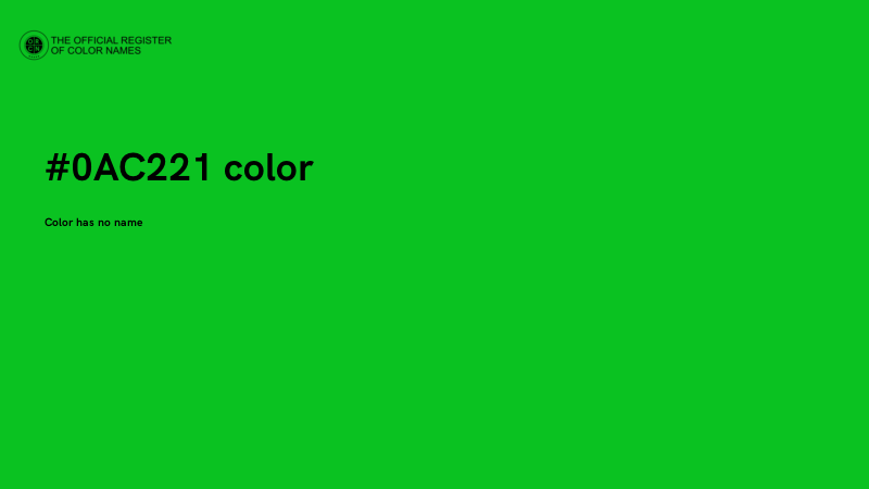 #0AC221 color image