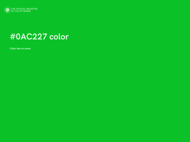 #0AC227 color image