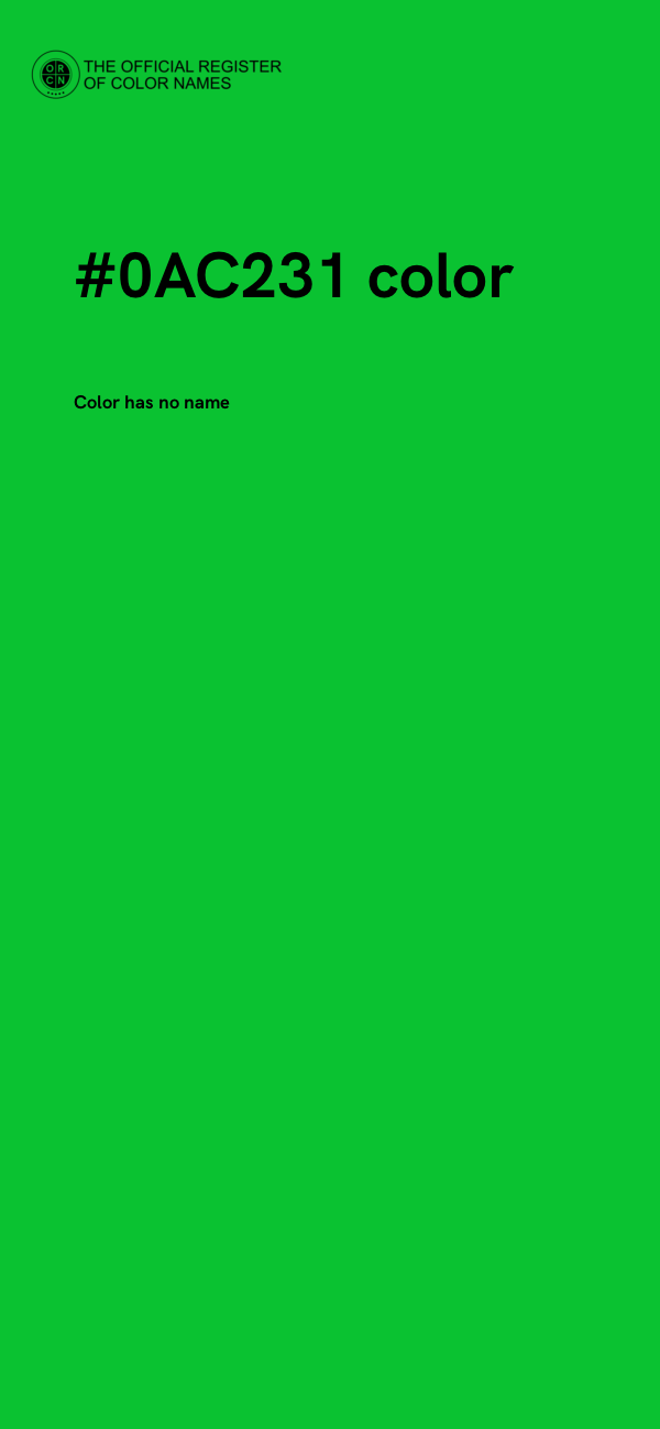 #0AC231 color image