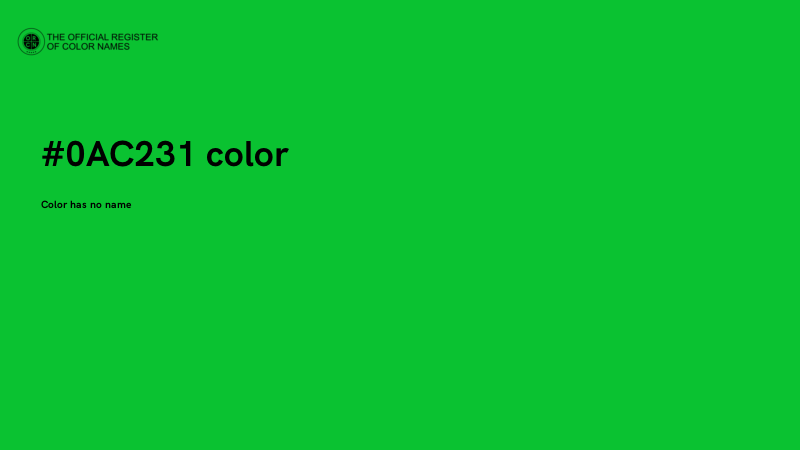 #0AC231 color image