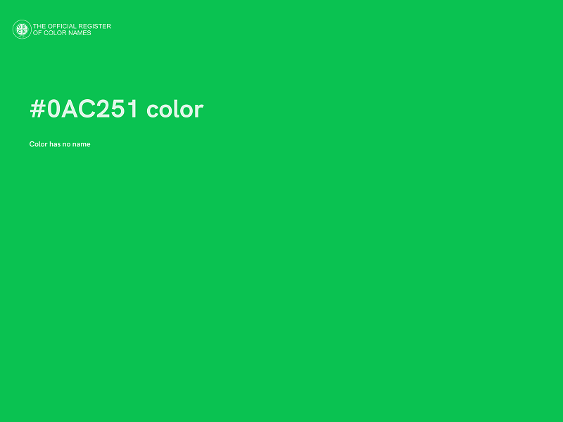 #0AC251 color image