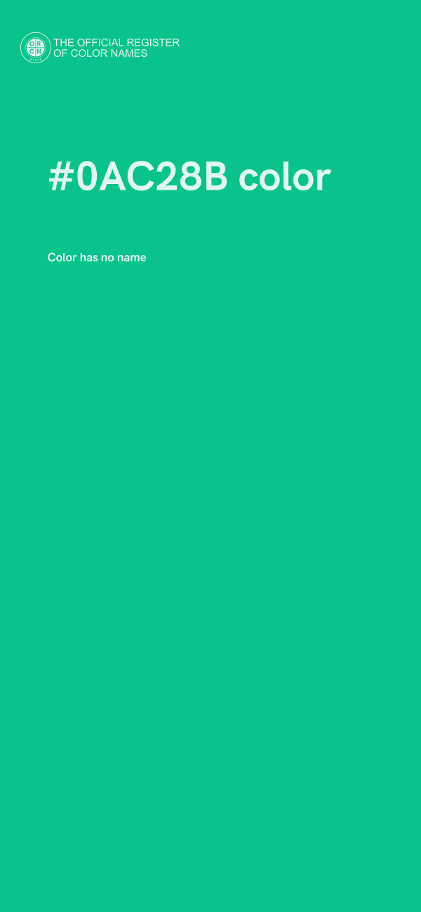 #0AC28B color image