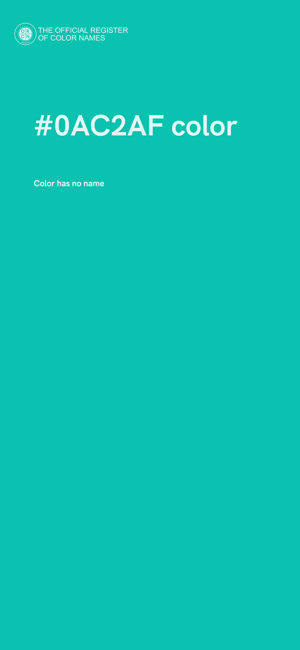 #0AC2AF color image