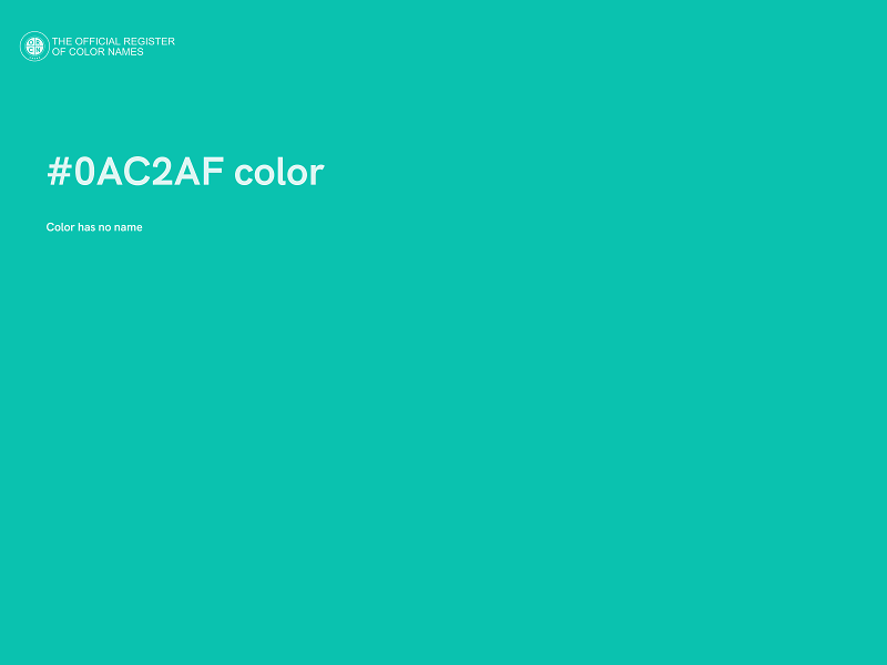 #0AC2AF color image