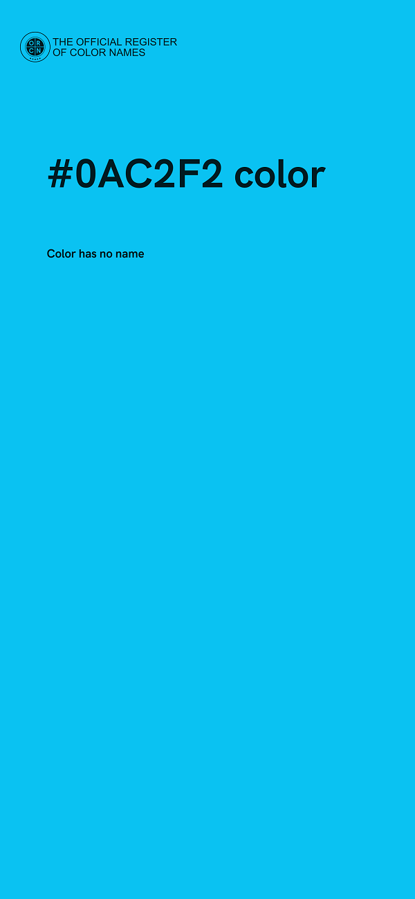 #0AC2F2 color image